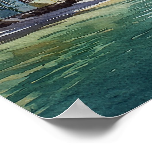 Tropical Caribbean Wedding Welcome Sign Poster (Hoek)