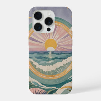 Tropical Celestial Shore iPhone 15 Pro Case