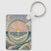 Tropical Celestial Shore Sleutelhanger (Achterkant)