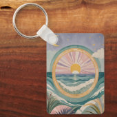 Tropical Celestial Shore Sleutelhanger (Voorkant)