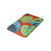Tropical Chic: naadloos bladpatroon. Badmat (Gekanteld)