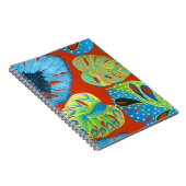 Tropical Chic: naadloos bladpatroon. Notitieboek (Rechterzijde)
