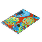 Tropical Chic: naadloos bladpatroon. Notitieboek (Linkerzijde)