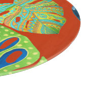 Tropical Chic: naadloos bladpatroon. Snijplank (Hoek)