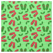 Tropical Christmas Beach Teenslippers en Holly