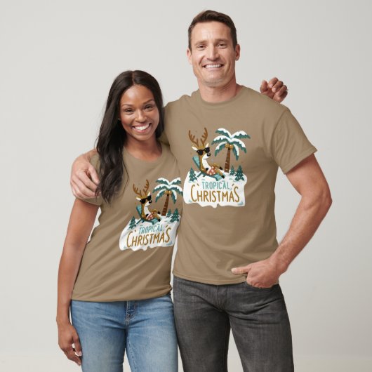 Tropical Christmas boy T-shirt (Unisex)