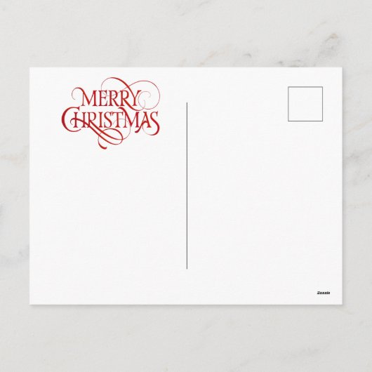 Tropical Christmas briefkaart (Achterkant)