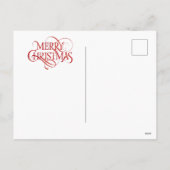 Tropical Christmas briefkaart (Achterkant)