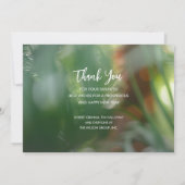 Tropical Christmas Business Feestdagenkaart (Achterkant)