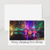 Tropical Christmas Card Notitiekaartje (Voorkant / Achterkant)