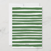 Tropical Christmas Flat Holiday Kaart (Achterkant)