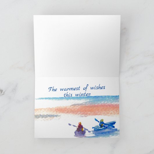 Tropical Christmas Kaart (Binnen)