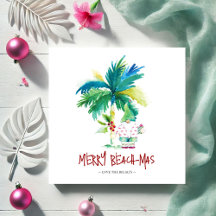 Tropical Christmas Kaart
