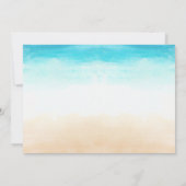 Tropical Christmas Luau uitnodiging (Achterkant)