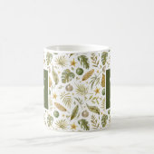 Tropical Christmas Monogram Naam Koffiemok (Center)