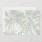 Tropical Christmas Photo Feestdagenkaart (Achterkant)