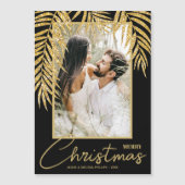 Tropical Christmas Photo Magnetische Kaarten (Voorkant)