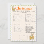 Tropical Christmas What's On your phone game card Kaart (Voorkant)