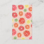 Tropical Citrus Display Vrijgezellenfeest Kaart (Achterkant)