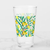 TROPICAL Citrus ZOMER FRUIT Bloem citroen Slice Glas (Voorkant)