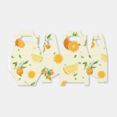 TROPICAL Citrus ZOMERFRUIT Sinaasappel citroenschi Bedankdoosjes (Uitgevouwen)