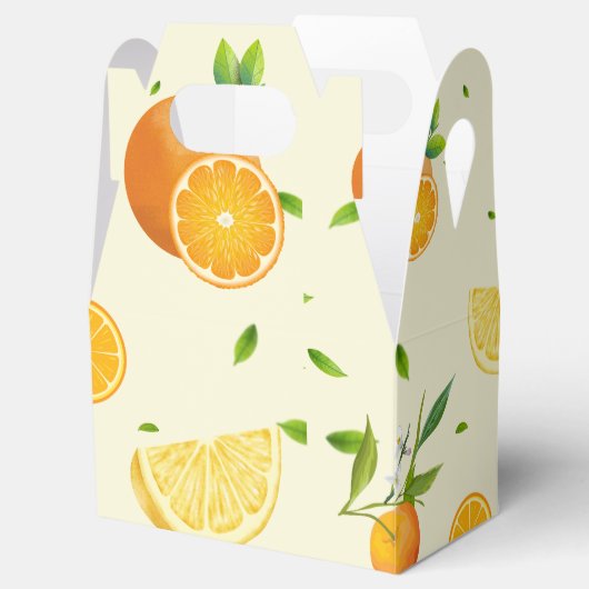 TROPICAL Citrus ZOMERFRUIT Sinaasappel citroenschi Bedankdoosjes (Geopend)