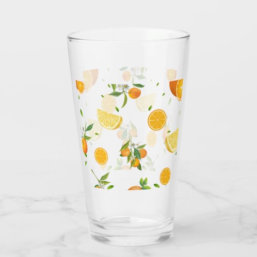 TROPICAL Citrus ZOMERFRUIT Sinaasappel citroenschi Glas (Achterkant)