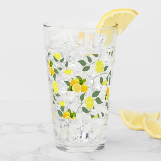 TROPICAL Citrus ZOMERFRUIT Sinaasappel citroenschi Glas (Achterkant ijs)