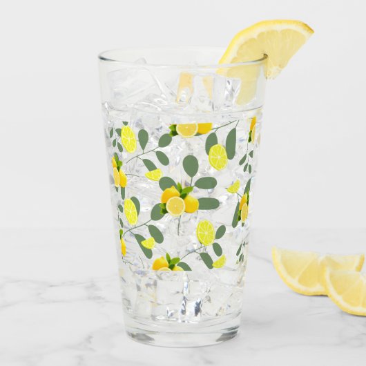 TROPICAL Citrus ZOMERFRUIT Sinaasappel citroenschi Glas (Achterkant ijs)