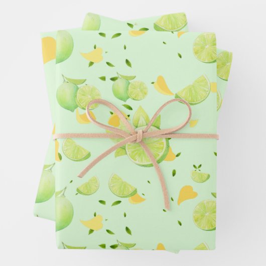 TROPICAL Citrus ZOMERFRUIT Sinaasappel citroenschi Inpakpapier Vel (In situ)