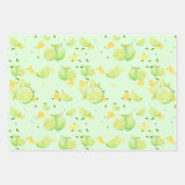 TROPICAL Citrus ZOMERFRUIT Sinaasappel citroenschi Inpakpapier Vel (Voorkant)