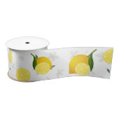 TROPICAL Citrus ZOMERFRUIT Sinaasappel citroenschi Satijnen Lint (Spoel)