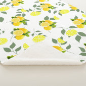 TROPICAL Citrus ZOMERFRUIT Sinaasappel citroenschi Sherpa Deken (3/4)