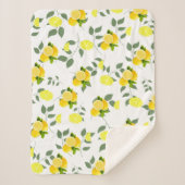 TROPICAL Citrus ZOMERFRUIT Sinaasappel citroenschi Sherpa Deken (Voorkant)