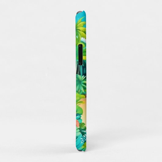 Tropical Coast Bliss Design Case-Mate iPhone Case (Achterkant/rechts)