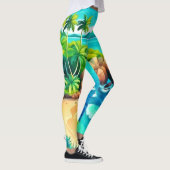 Tropical Coast Bliss Design Leggings (Rechts)