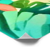 Tropical Coast Bliss Design Poster (Hoek)