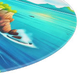 Tropical Coast Bliss Design Snijplank (Hoek)