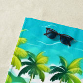 Tropical Coast Bliss Design Strandlaken (In situ)