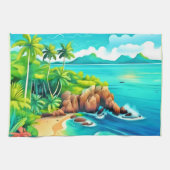 Tropical Coast Bliss Design Theedoek (Horizontaal)