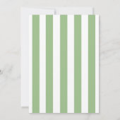 Tropical Coastal Retro Beach Destination Wedding  Kaart (Achterkant)