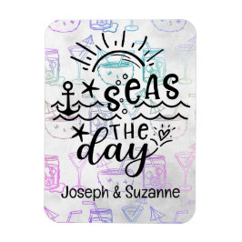 Tropical Cocktail Gepersonaliseerde Zeeen op de da Magneet