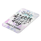 Tropical Cocktail Gepersonaliseerde Zeeen op de da Magneet (Linkerzijde)