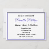 Tropical Cocktail Paraplu's 45th Verjaardag Uitnod Kaart (Achterkant)