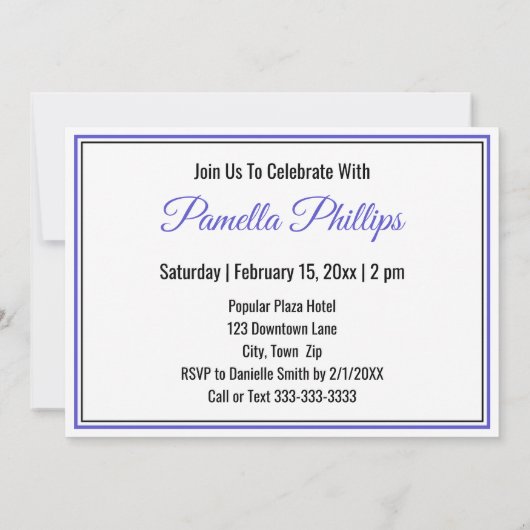 Tropical Cocktail Paraplu's 45th Verjaardag Uitnod Kaart (Achterkant)