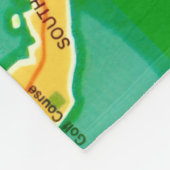 Tropical Colorful Bermuda  Fleece Deken (Hoek)