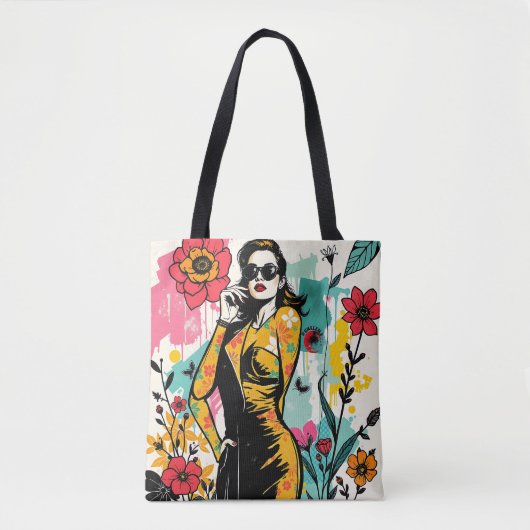 Tropical Couture Art Collection Double-Sided Tote Bag (Voorkant)