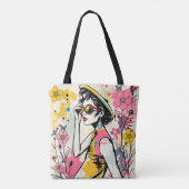 Tropical Couture Art Collection Double-Sided Tote Bag (Achterkant)