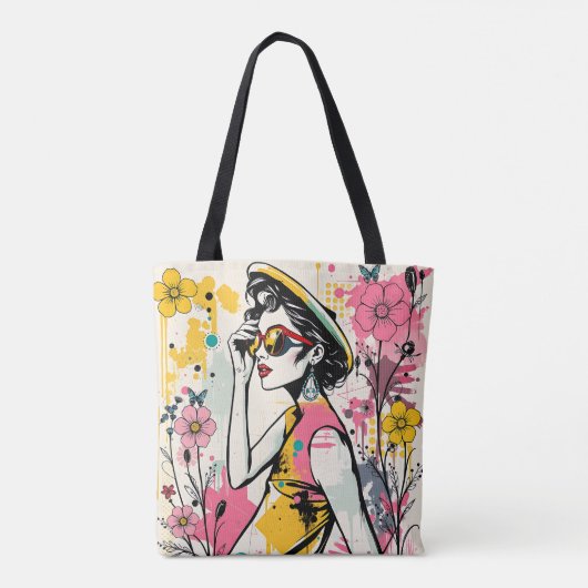 Tropical Couture Art Collection Double-Sided Tote Bag (Achterkant)