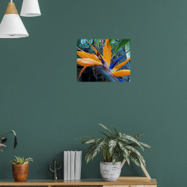 Tropical Crane Flower Floral Photographic Poster